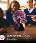 Children interacting with 7 Inch Plasma Ball Lamp Touch And Sound Sensitive Electric Globe For Parties and STEM Learning