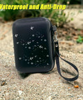 Hover Air X1 Self Flying Drone Hard Carrying Case With Strap Lanyard Waterproof Protective Cover on rocky surface