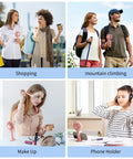 Handheld Portable Fan With 4000mAh Rechargeable Battery And 10 Hour Battery Life, Crazy Strong Wind for shopping and travel