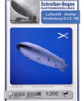 Hindenburg Airship Card Model Kit 1:200 Scale Dope DIY Paper Craft For Hobbyists Ultra Detailed D-LZ 129 Zeppelin cover