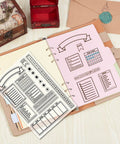 Super Slick Reusable Calendar Clear Stamps That Hit Different For Your Daily Journaling Setup on a planner page.