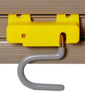 Heavy Duty Commercial Tool Holder Closet Organizer 34 Inch Gray Includes 3 S Hooks And Clip Holder For Easy Access