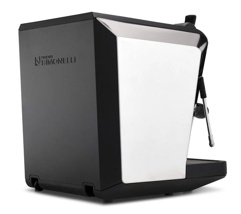Side view of Oscar II Espresso Machine For Home Use Semi Automatic One Group With Copper Heat Exchange Boiler Pro Grade Barista Ready 110V.