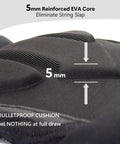 Close-up of 5mm reinforced EVA core on Cooling Archery Arm Guard Sleeve With Full Forearm Coverage For Right Or Left Hand.