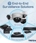 Indoor Outdoor 4MP H265 PoE Bullet Network Camera With 120dB WDR IP67 Weatherproof Housing All Weather Ready Covert IR