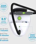Score A Spotless Shine With Zero Toxic Chemicals This Canister Steam Cleaner Blasts Away Grime On Floors Grout Windows And Autos Using Intense Vapor Power 6.5' insulated hose and tank capacity of 48 oz.