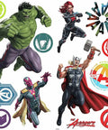 Avengers Peel And Stick Wall Decals Set Classic Marvel Hero Wall Art You Can Peel Stick Reposition With No Residue Easy Install Made In The USA