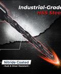 Kickass Countersink Drill Bit Set For Serious Woodworking Builds With Tapered Drill Bits And Wood Plugs showing nitride coated HSS steel drill.