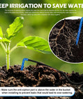 Smart Auto Drip Irrigation System For 15 Potted Plants demonstrating deep watering technique with anti-siphon feature