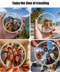 Handheld Convex Mirror Set Portable Shatter Resistant Lens Create Wide Angle Photos for travel selfies with groups and solo.