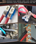 Copper Battery Cable Ends And Wire Lugs Assortment Kit With AWG 2 4 6 8 10 Gauge, 70Pcs Lugs, Ring Terminal Connectors in use