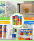 12 Pack Freezer Storage Containers Set With Twist Top Lids 34 Oz 24 Oz And 17 Oz BPA Free Plastic Food Storage Containers leakproof in use