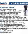 AC High Pressure Sensor Switch 13587668 for GM Buick GMC Saturn Chevrolet vehicle application chart and sensor image