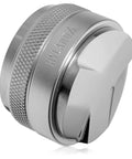 53mm Coffee Distributor And Tamper For 54mm Portafilters With Adjustable Depth And Dual Head Leveler, side view