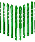 Mgtgbao 10pc green carbide masonry drill bit set, 3/16–1/2 in, serrated 4-flute
