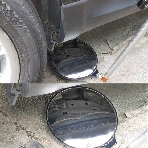 Grab And Go Telescoping Under Vehicle Inspection Mirror With Long Reach Handle For Fast Security Checks under a car