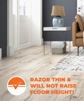 Radiant Floor Heating Mat For Floating Floors 3x10 Ft 240V Cuttable Mat For Laminate Wood And Luxury Vinyl Planks Easy Install