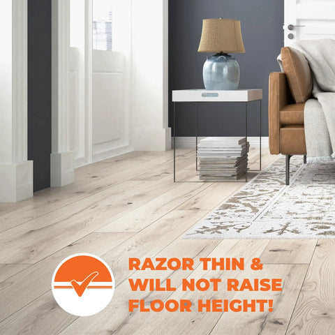 Radiant Floor Heating Mat For Floating Floors 3x10 Ft 240V Cuttable Mat For Laminate Wood And Luxury Vinyl Planks Easy Install