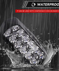 Kickass Brightness 12V-80V LED Headlight For Motorcycles, Electric Bikes And Trikes With 1200 Lumen Universal Front Light in rain