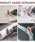 Built Tough 1.57 Inch Diamond Saw Blades Set For Granite Marble And Sandstone 40Mm Mini Cutter Kit cutting tile, marble, pipe, and glass.