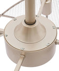 Close-up view of the durable base of the Ceiling Fan with Light 3-Blade Low Noise Modern Ceiling Mount for Bedroom.