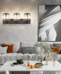 Black Vanity Light For Bathroom Industrial Farmhouse Wall Mount Fixture With Dimmable E26 Socket over modern living room