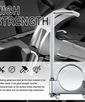 2.5 Inch Exhaust Clamps With Hanger For Car Exhaust System, Adjustable Muffler Clamp For 2.48 To 2.64 Inch Pipes, high strength