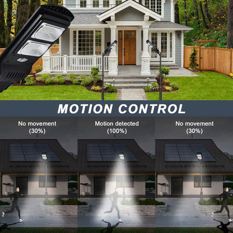 200W Solar Flood Light Dusk To Dawn Outdoor Security Lighting IP65 Waterproof Yard Lamp Lit 6500K High Lumen Output