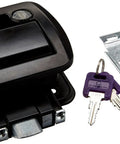 Global Travel Trailer Entrance Lock Set Black With Paddle And Deadbolt including keys and installation hardware