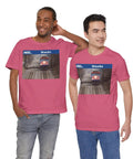 Fresh Heather Blend T Shirt Celebrating Winnetka Up N Metra Union Pacific North Train Station worn by two men.