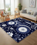 Farmhouse Style Non Slip Tractor Truck Carpet 5X8 Area Rug For Bedroom Living Room And Kitchen Soft 500G Per Square Meter Flannel Throw Rug