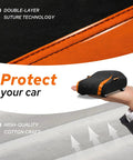 Dodge Challenger 10 Layer Waterproof Car Cover All Weather Exterior With Soft Cotton Lining And Door Zipper Built Tough