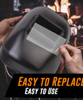 Installing Premium 0.04 Inch Clear Welding Lens 2x4.25 For Welding Helmets Replacement Lens For Standard Helmets Pro Grade Visibility