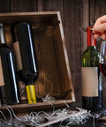 PVC Heat Shrink Capsules For Wine Bottles Matte Black Set Of 80 With Bottle Seals Corks And Shrink Wrap Sleeves For A Pro Look At Home Cellars And DIY Wine Bottle Packaging on bottles