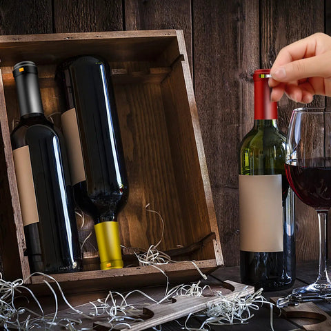 PVC Heat Shrink Capsules For Wine Bottles Matte Black Set Of 80 With Bottle Seals Corks And Shrink Wrap Sleeves For A Pro Look At Home Cellars And DIY Wine Bottle Packaging on bottles