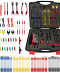 110 Piece Automotive Test Lead Kit With Back Probes, Piercing Clips, Alligator Clips, LED Probes, Terminal Adapters in Case