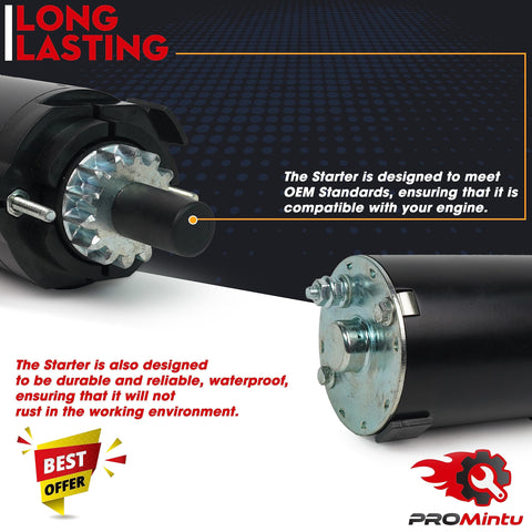Close-up of 14 Tooth Starter Motor Replaces Cub Cadet 1000 Series And More For LT1040 LT1042 LT1045 showing gear mechanism.