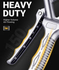 Long Reach Air Blow Gun With Adjustable Nozzle Extendable 17 To 27 Inch Reach Steel 4.9 Inch Air Flow Tip Heavy Duty Design