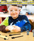 Child with Pinewood Derby Graphite Powder Set With Cleaning Brush 2 Bottles Lubricant Powder For Derby Wheels And Axles