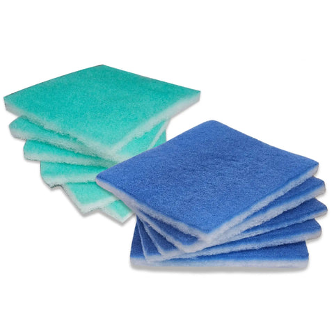 Indoor Dryer Vent Kit With Polyester Dryer Filter Replacements For Efficient Home Drying, Easy Install, Green and Blue Filters