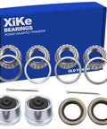 Beefed Up Heavy Duty Trailer Bearing Kit For 1-1/16 Inch Axles 2000 To 2200 Lbs Includes L44649 L44610 Seals 12192TB Cotter Pin