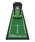 Slim Home Putting Mat For Fast Smooth Roll And Lower Scores, 7.9ft By 0.82ft Green, Rubber Backed Nylon Surface on display