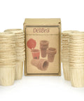 Unbleached Paper Filters For Reusable Carafe Fits All Brands 100 Count Box Compostable And Disposable For Mess Free Brew Of Coffee Or Tea Eco Friendly Kitchen Accessory displayed with packaging and stacks of filters