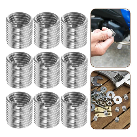 Stainless Steel Threaded Sleeve Repair Kit M8 For Damaged Threads And Machinery Repair With No Fuss Easy Install