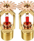 Top Shelf Heavy Duty 2 Pack Pendent Fire Sprinkler Heads With Half Npt American Threads Ul Cul Listed And Fm Approved for quick install.