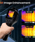 Infrared Thermal Camera For Home Inspection 240x240 TISR Sensor Pro Grade 14 Hour Battery 25Hz Handheld Thermal Imager with enhanced view