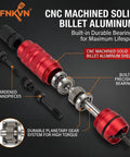 CNC machined aluminum Rivet Nut Drill Adapter Kit Three Eighths Inch Power Setter with visible internal components