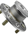 Pair Rear Wheel Hub And Bearing Assembly For Honda Civic 2001 To 2005 And Acura EL 2001 To 2005 4 Lug With ABS Replacement Kit Premium Quality Direct Fit Includes Two Hubs For Quick And Solid Install close-up view