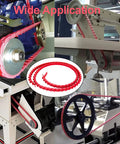 Adjustable 1/2 Inch V Belt with 5 Foot Length Type A Link Belt used on woodworking machines for smooth power transmission