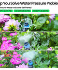 100 Ft Half Inch Drip Irrigation Tubing Mainline Hose For Garden Watering Flexible PVC Black Tubing watering flowers